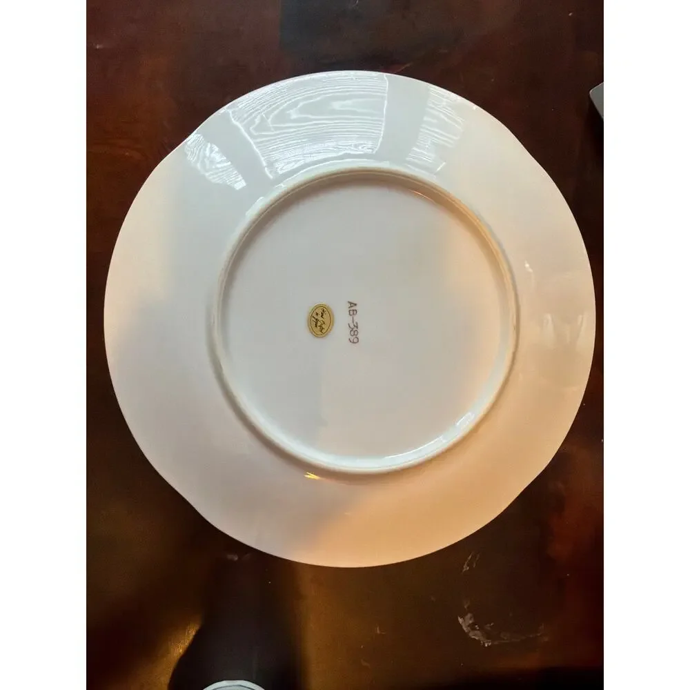 25th Silver Anniversary Plate Decorative Collector Wedding Gift Hand Crafted VTG